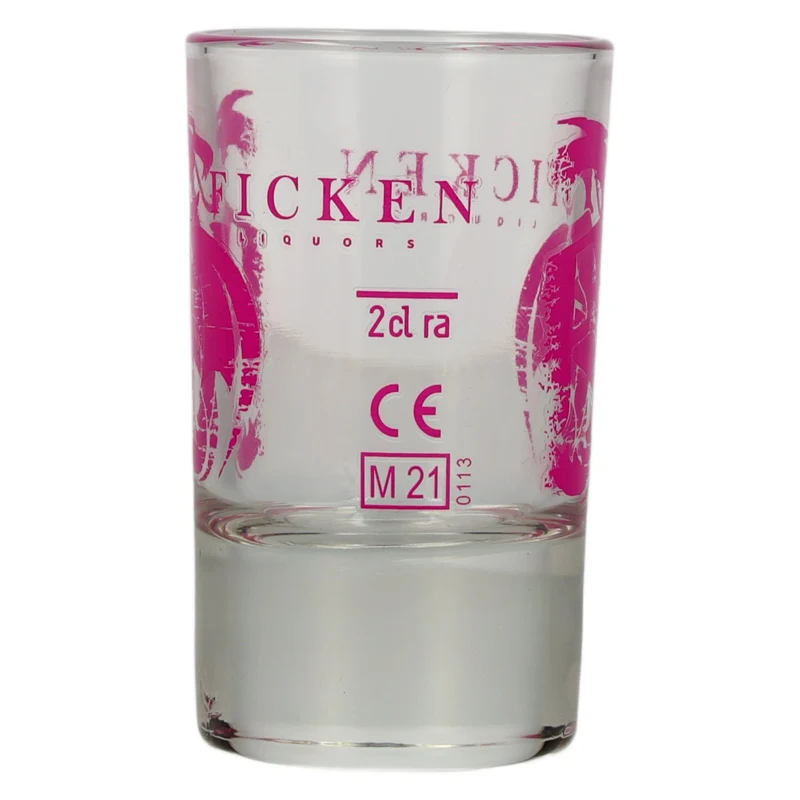 Ficken Liquors Schnapsglas mit Eichung 2 cl