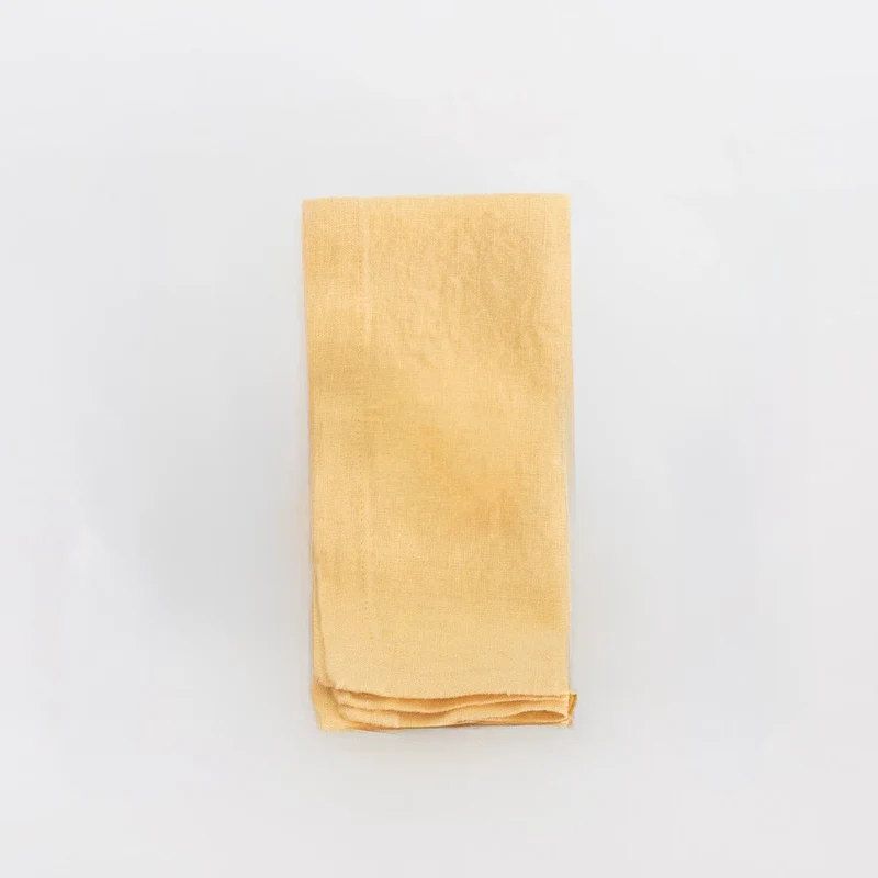 Leinen Servietten – Butter – 2er Set