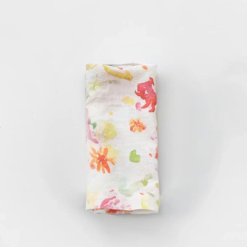 Leinen Servietten – Wildflower Flow – 2er Set