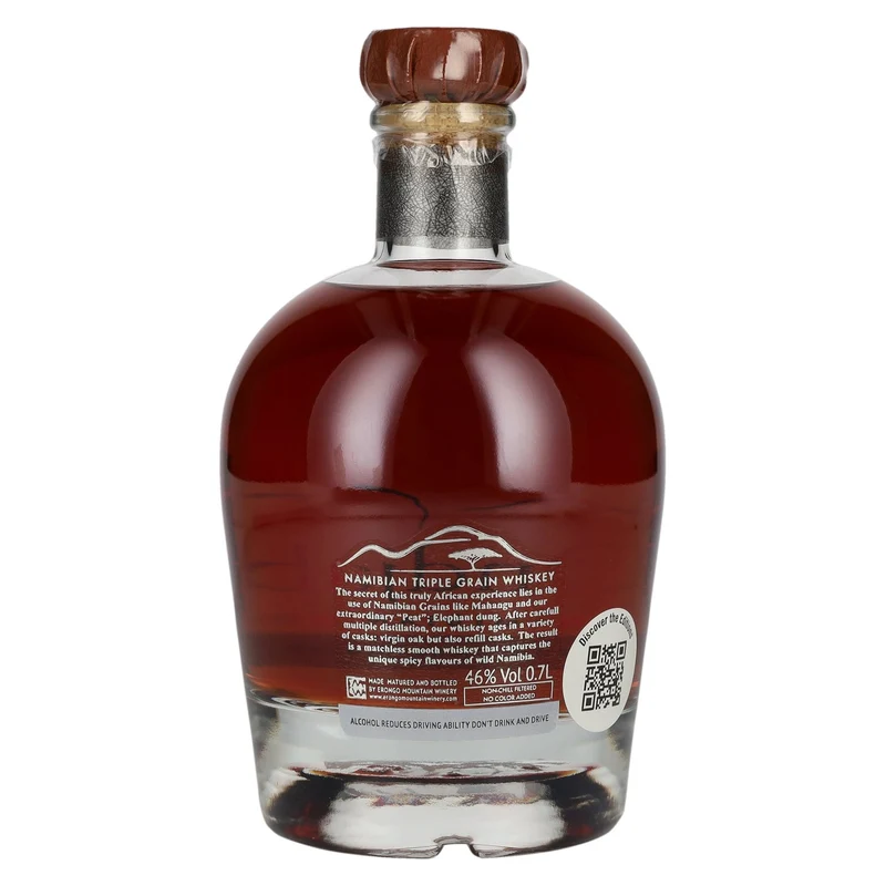 Ondjaba The Namibian Whiskey Rum Cask Finish 46% Vol. 0,7l