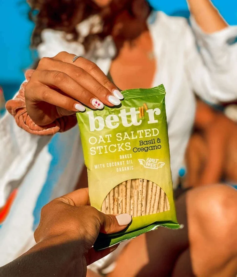 BIO Oat Salted Sticks Basil & Oregano