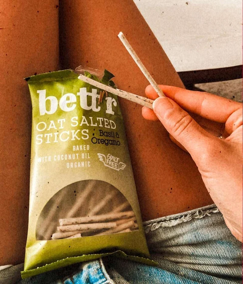 BIO Oat Salted Sticks Basil & Oregano