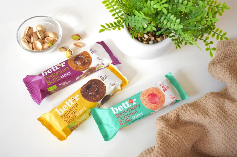 BIO Fruit Balls with Pistachio Filling, Bett'r