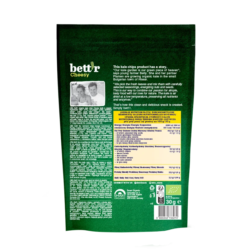 BIO Kale Chips Cheesy