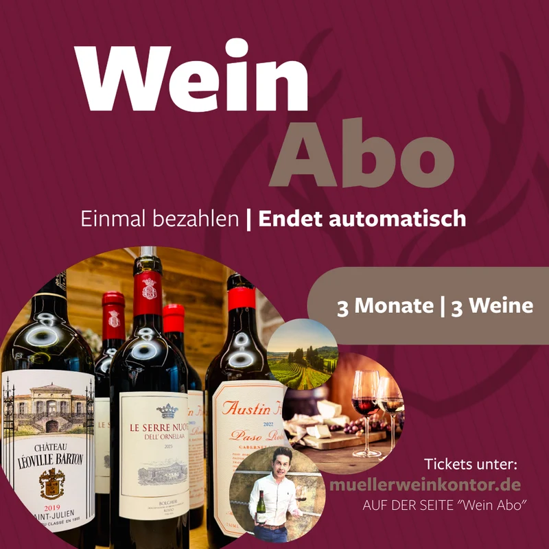 Weinabo: Weingourmet - 3 Weine / 3 Monate