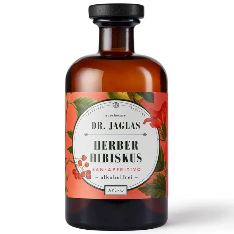 Dr. Jaglas - Herber Hibiskus - alkoholfreier Aperitif