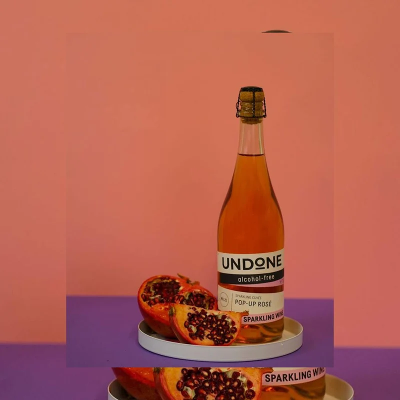 Undone No. 21 - Pop Up Rosé - Alkoholfreie Alternative zu Sekt