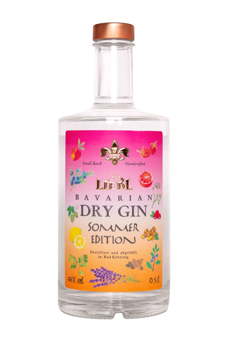 Liebl - Bavarian Dry Sommer Gin Edition 2021 46% vol. 0,5l