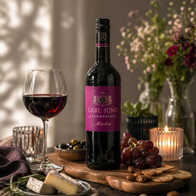 Carl Jung - Merlot Rotwein alkoholfrei - Wein alkoholfrei
