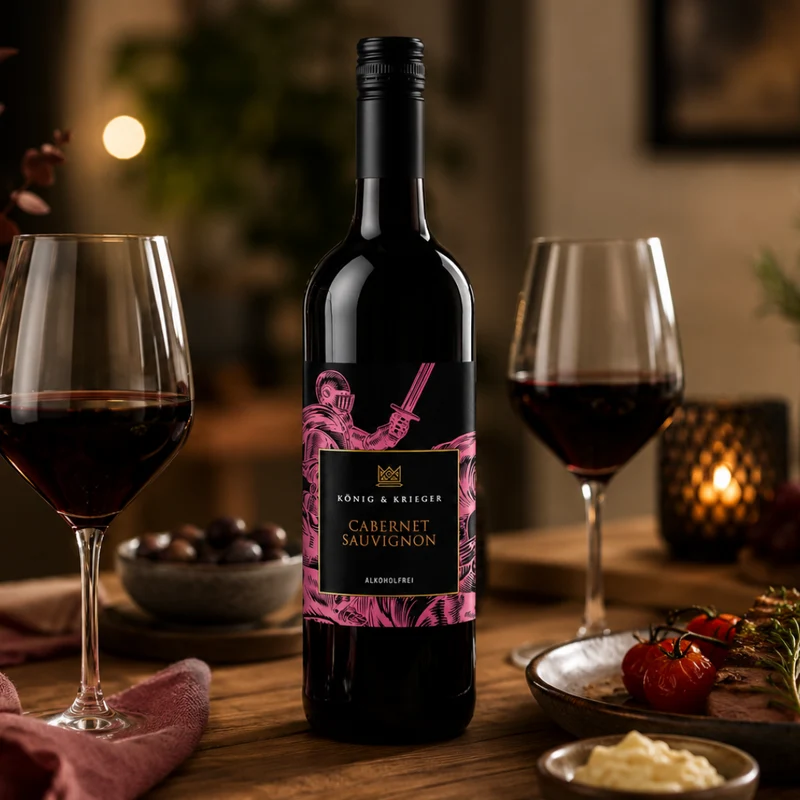 König & Krieger - Cabernet Sauvignon alkoholfrei - Wein alkoholfrei