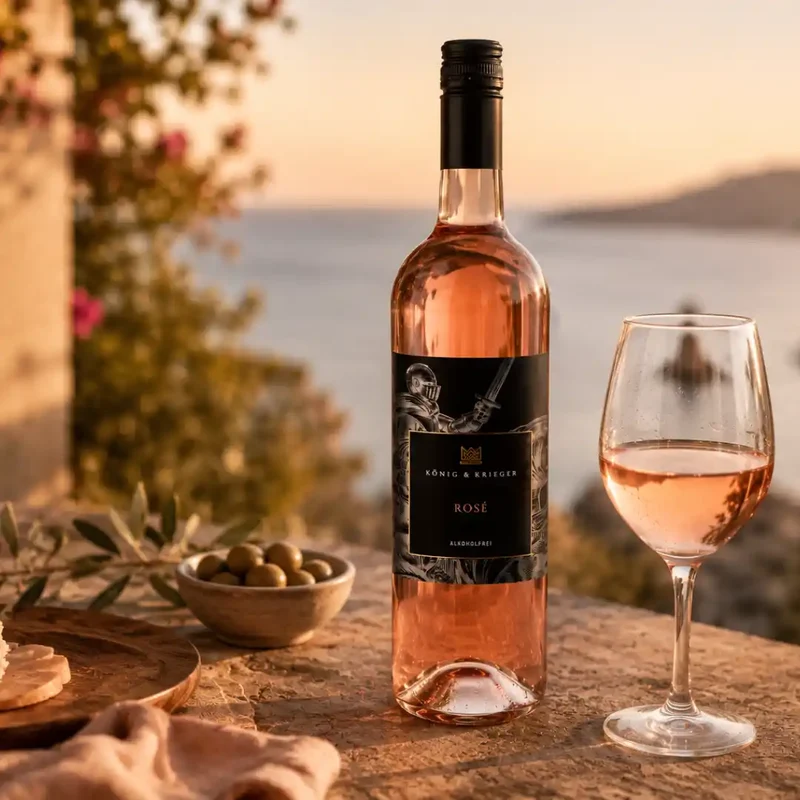 König & Krieger - Rosé alkoholfrei - Wein alkoholfrei