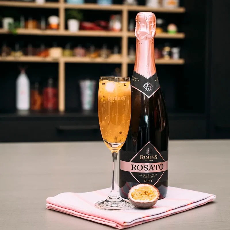 Rimuss - Rosato Sparkling Dry ohne Alkohol