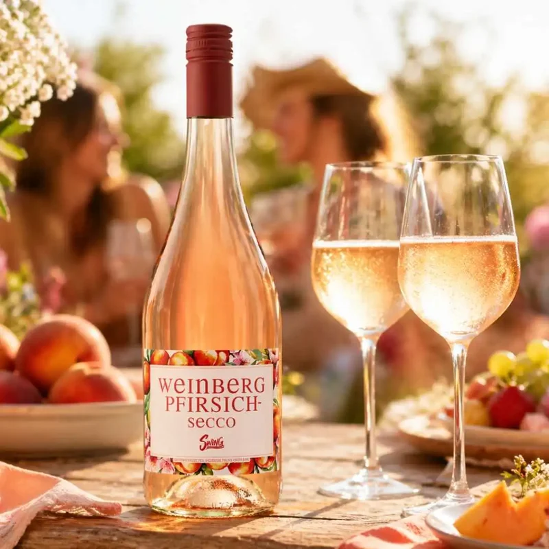Drathen - Weinbergpfirsich Secco alkoholfrei - Secco alkoholfrei