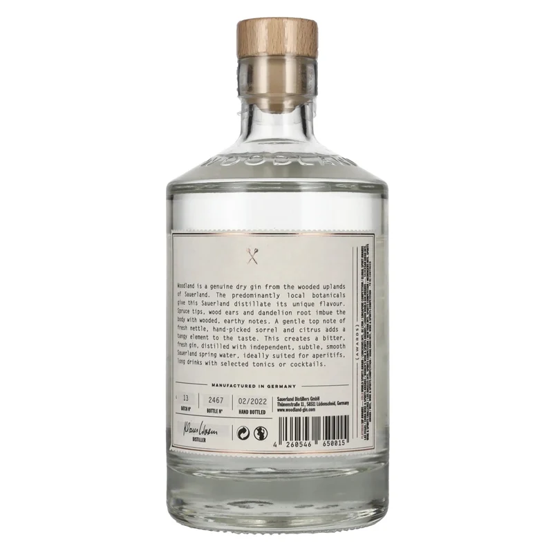 Woodland Sauerland Dry Gin 45,3% Vol. 0,5l