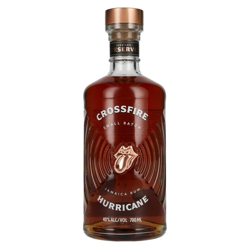 CROSSFIRE HURRICANE x ROLLING STONES Reserve Small Batch Jamaica Rum 40% Vol. 0,7l