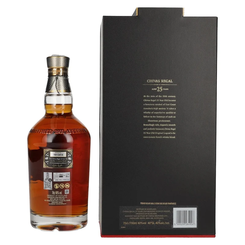 Chivas Regal 25 Years Old ORIGINAL LEGEND 40% Vol. 0,7l in Geschenkbox