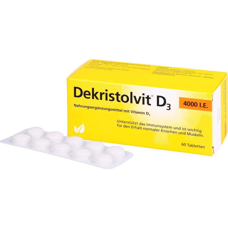Dekristolvit D3 4000 I.E., 60 St TAB