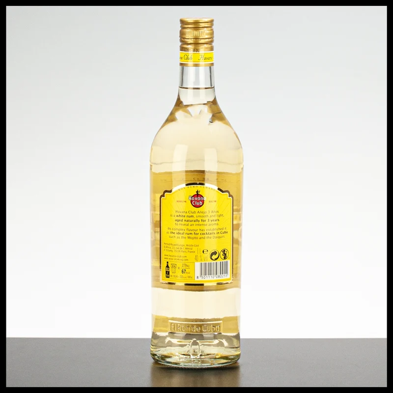 Havana Club Anejo 3 Anos Rum 1L - 37,5% Vol.