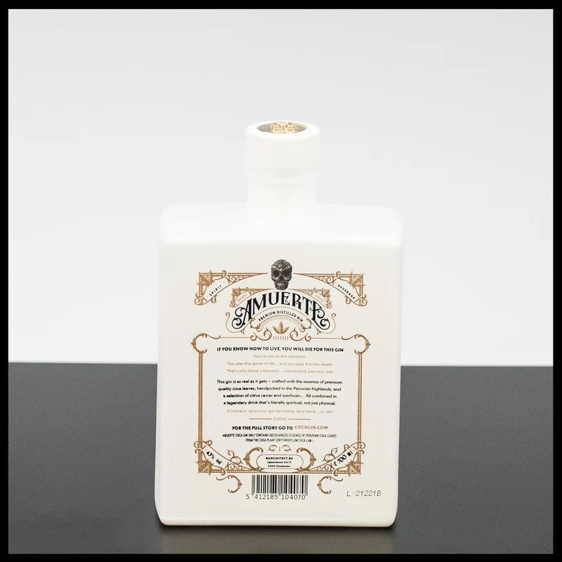 Amuerte Coca Leaf Gin White Edition 0,7L - 43% Vol.