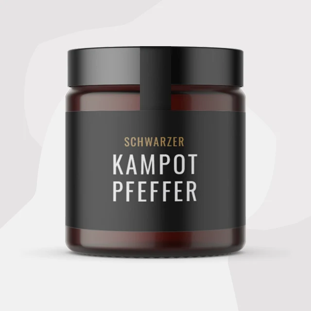 Schwarzer Kampot Pfeffer