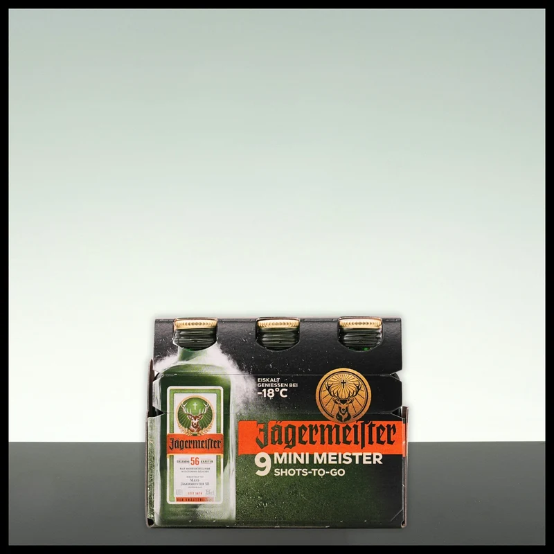 Jägermeister 9x 0,02L - 35% Vol.