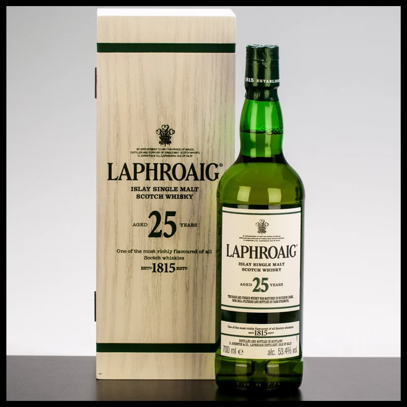 Laphroaig 25 YO Cask Strength Whisky 2022 0,7L - 53,4% Vol.