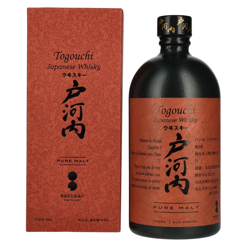 Togouchi PURE MALT Japanese Whisky 40% Vol. 0,7l in Geschenkbox