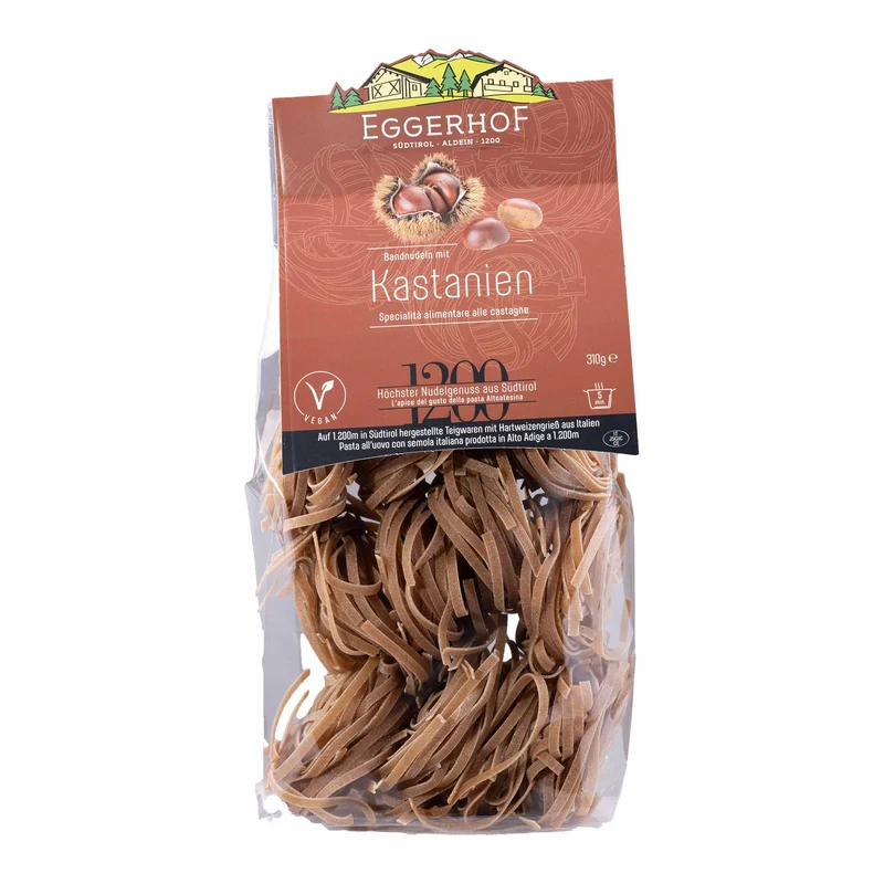 Kastanien Bandnudeln