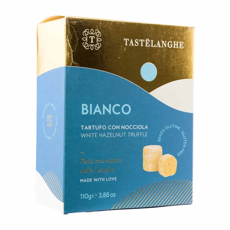 Tartufo Dolce Bianco – weiße Trüffelpraline mit Haselnüssen
