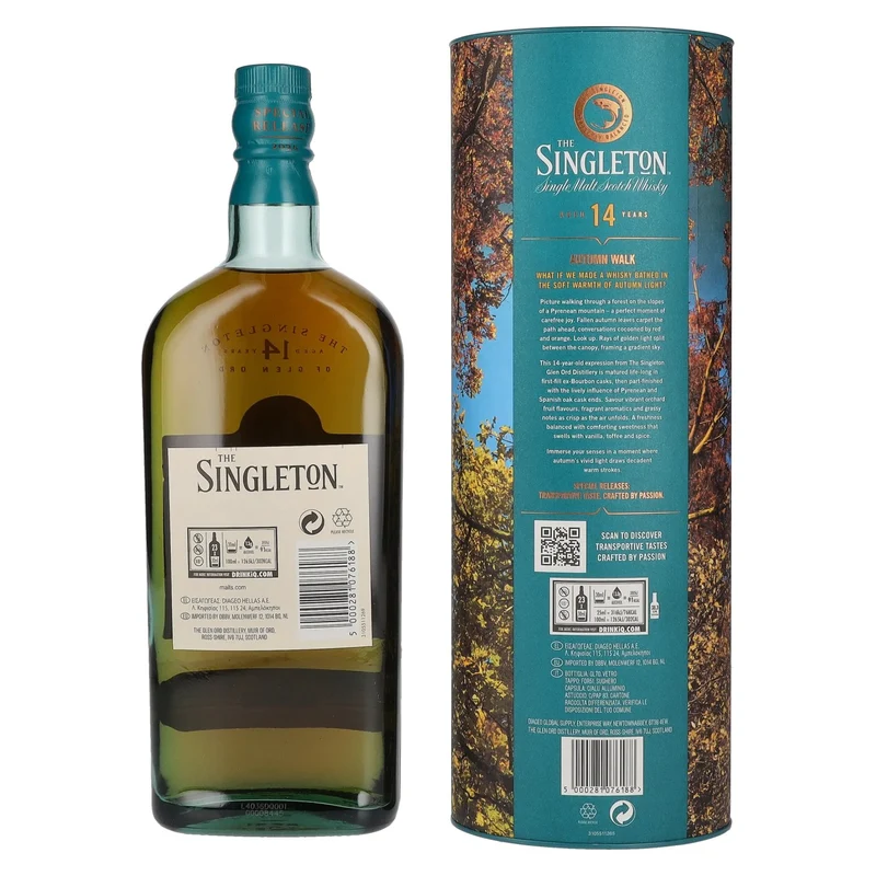 The Singleton 14 Years Old Glen Ord Autumn Walk Single Malt Special Release 2024 54,7% Vol. 0,7l in Geschenkbox