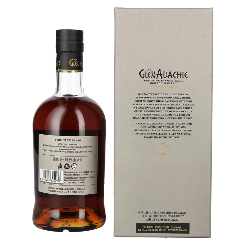 The GlenAllachie SINGLE CASK 32 Years Old PX PUNCHEON 51,6% Vol. 0,7l in Geschenkbox