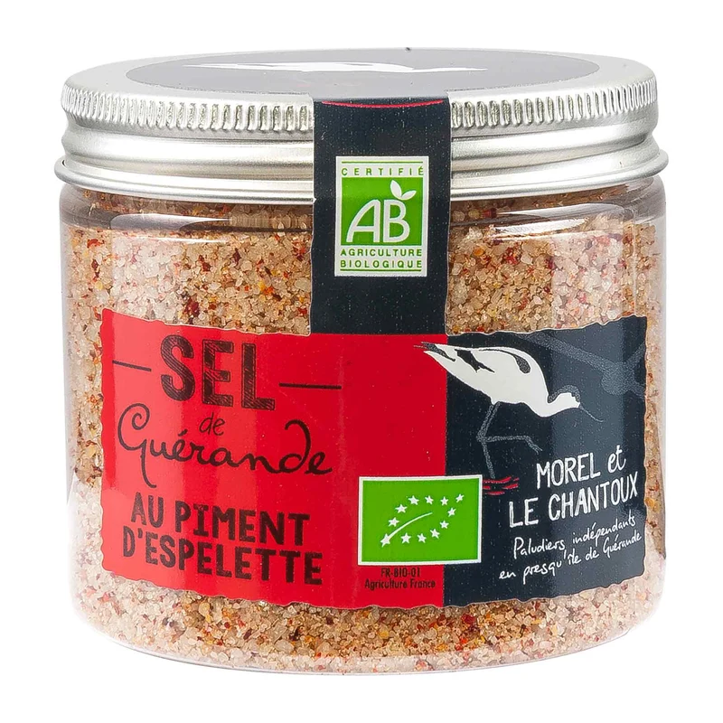 Guérande-Salz mit Piment d'Espelette