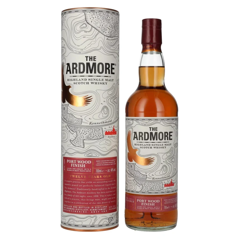 The Ardmore 12 Years Old PORT WOOD FINISH 46% Vol. 0,7l in Geschenkbox