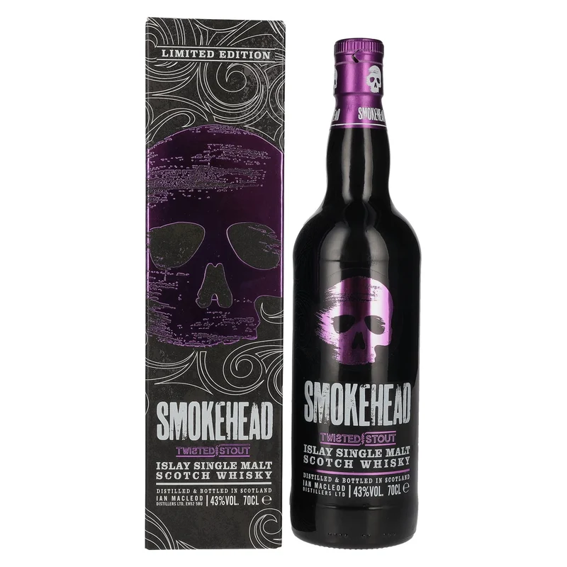Smokehead TWISTED STOUT Islay Single Malt 43% Vol. 0,7l in Geschenkbox