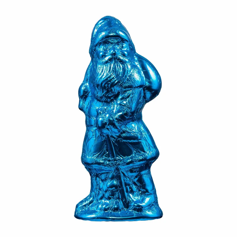 Schoko Weihnachtsmann blau – 125g