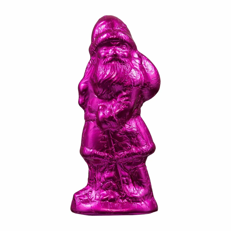 Schoko Weihnachtsmann pink – 70g