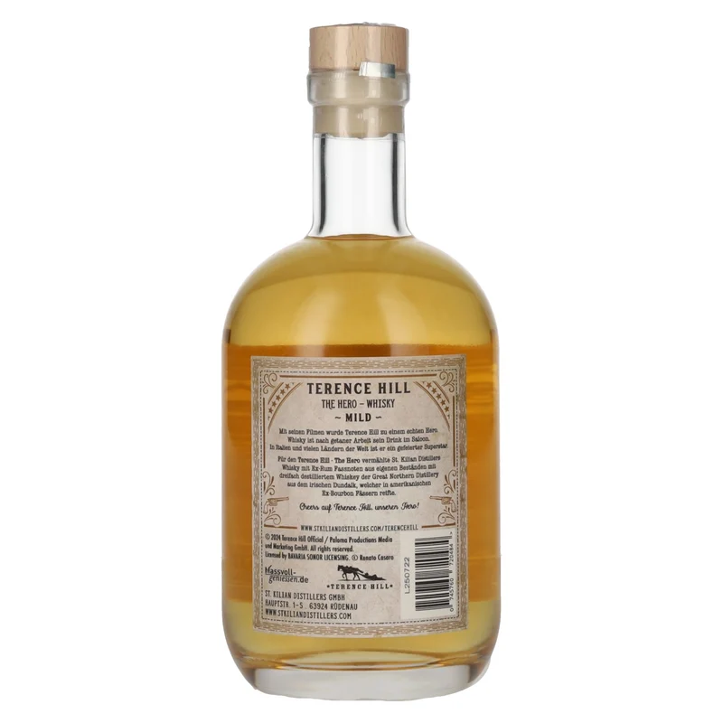 Terence Hill THE HERO Whisky Mild 46% Vol. 0,7l