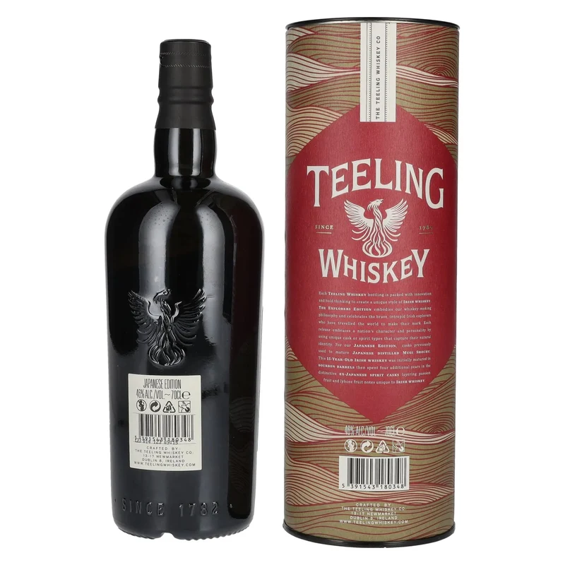 Teeling Whiskey 15 Years Old EXPLORERS SERIES Irish Whiskey Japanese Edition 46% Vol. 0,7l in Geschenkbox