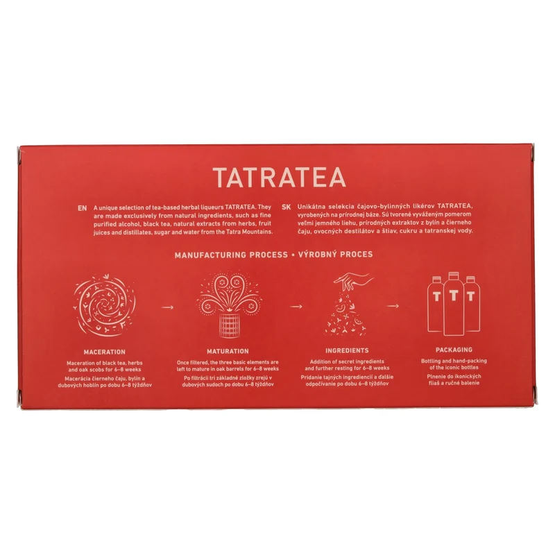 TATRATEA Tasting Set Red 48,6% Vol. 5x0,04l in Geschenkbox
