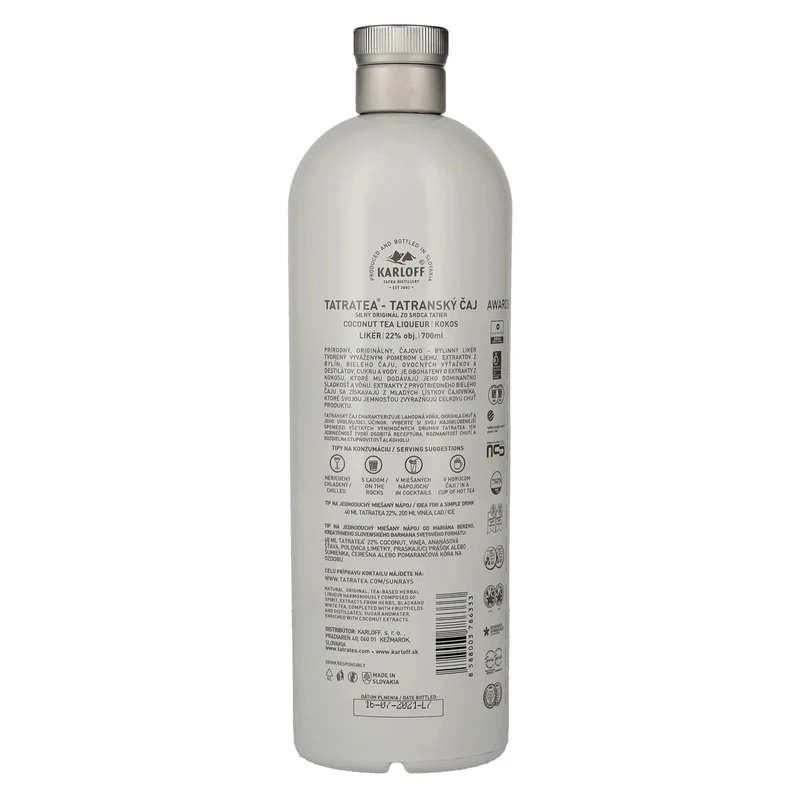 TATRATEA Coconut Tea Liqueur 22% Vol. 0,7l