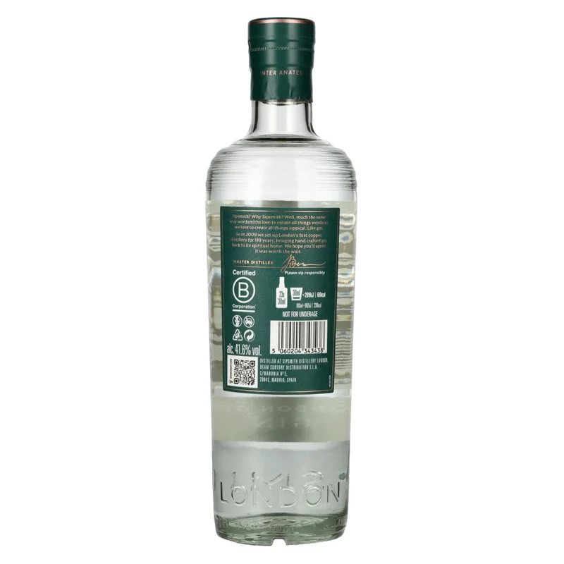 Sipsmith London Dry Gin 41,6% Vol. 0,7l