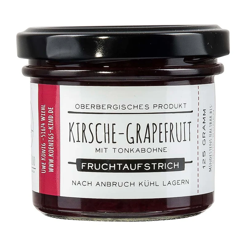 Kirsche Grapefruit Fruchtaufstrich