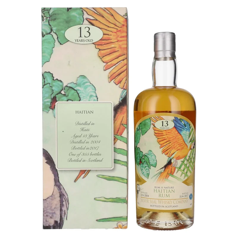 Silver Seal HAITIAN 13 Years Old Rum 46% Vol. 0,7l in Geschenkbox