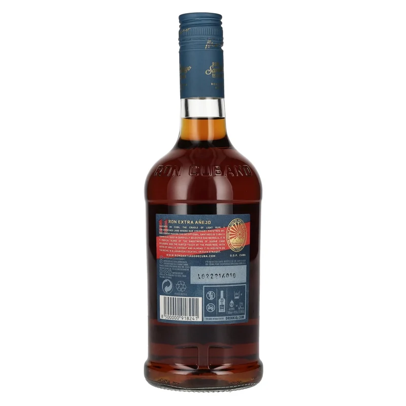Ron Santiago de Cuba Ron Extra Añejo 11 Años D.O.P. Cuba 40% Vol. 0,7l