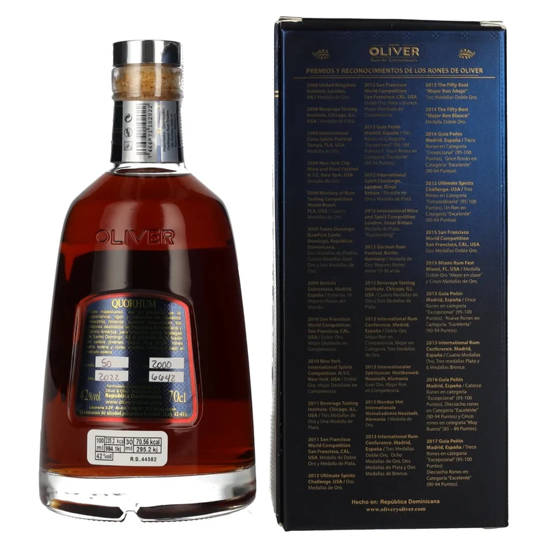 Ron Quorhum 30 Aniversario Travel Retail Special Edition 42% Vol. 0,7l in Geschenkbox