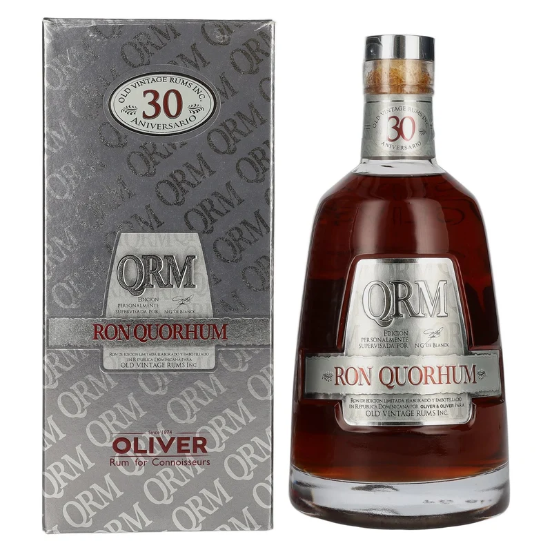 Ron Quorhum 30 Aniversario Old Vintage Rum 40% Vol. 0,7l in Geschenkbox