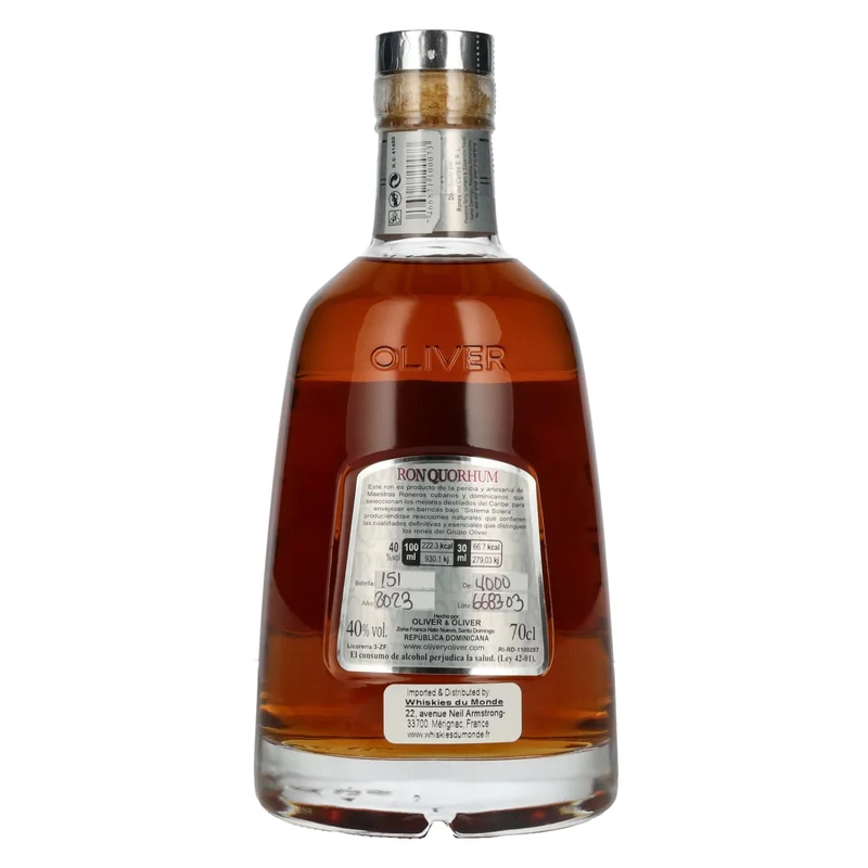Ron Quorhum 12 Sistema Solera 40% Vol. 0,7l