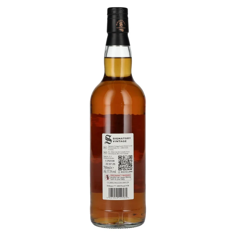Signatory Vintage 100 Proof Edition ORKNEY (HP) 14 Years Old Amontillado Cask #58 2011 57,1% Vol. 0,7l