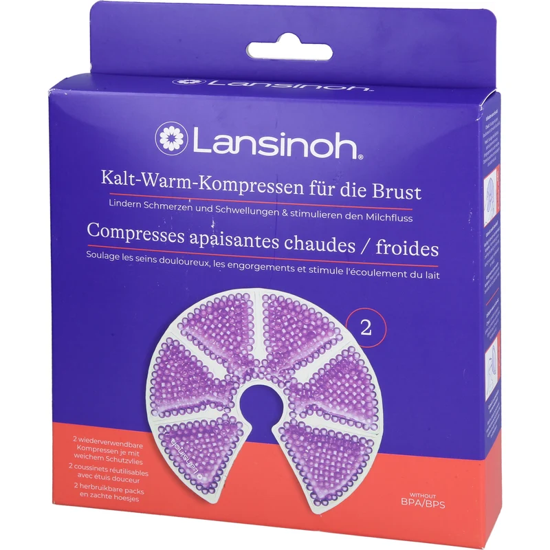 Lansi K/w Kompresse Brust, 2 St KOM