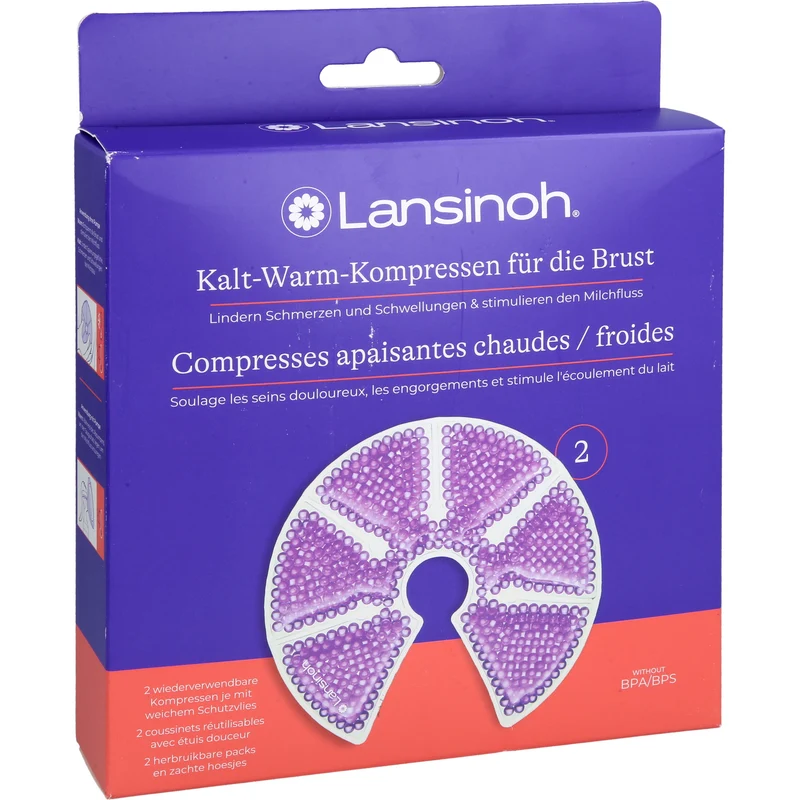 Lansi K/w Kompresse Brust, 2 St KOM